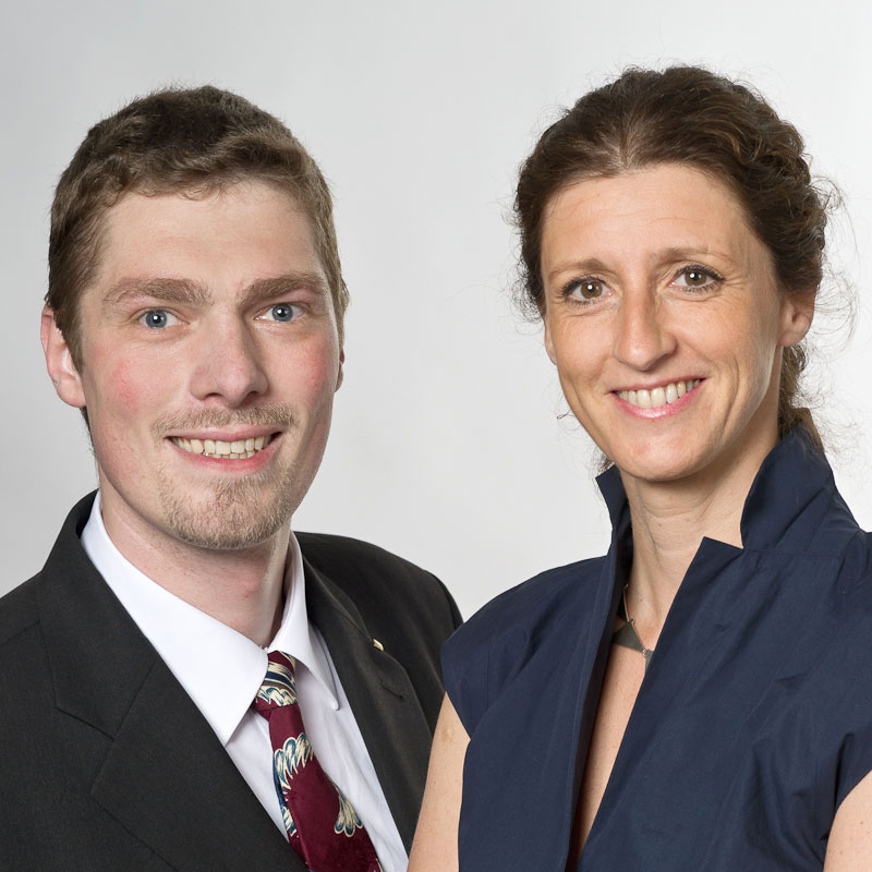 Die neuen Vizepräsidenten Hans Pongratz und <b>Regine Keller</b>. - vize